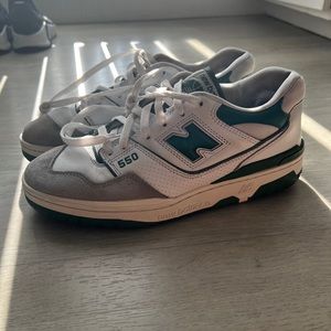 New Balance 550 white/green
